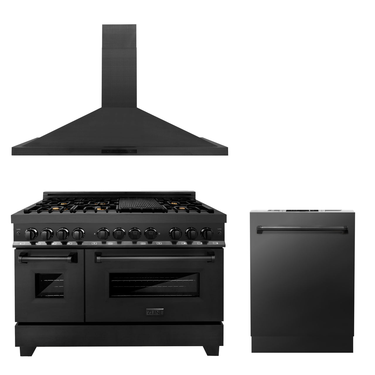 Z-line Kitchen Packages model 3KP-RABRH48-DW