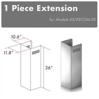 Thumbnail for Z-line Range Hood Accessories model 1PCEXT-KE/KECOM-30